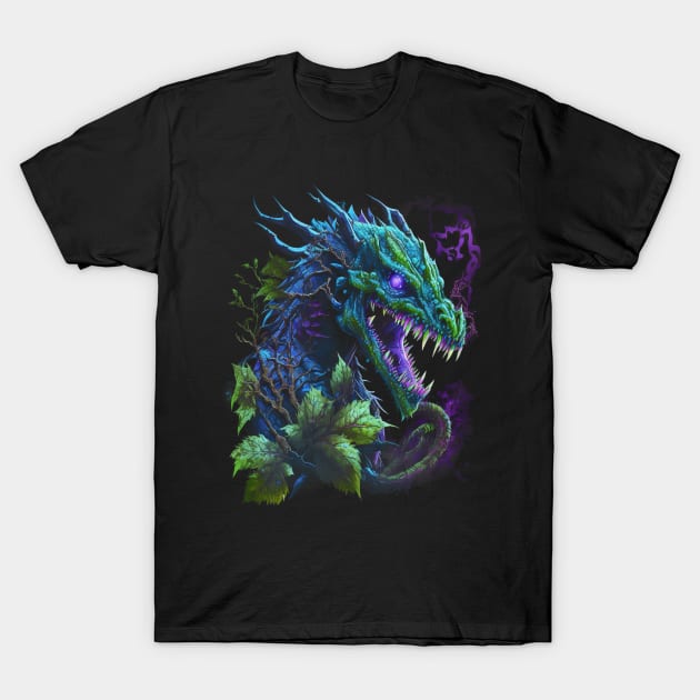 The Cursed of Dragon - Serpent T-Shirt by HijriFriza